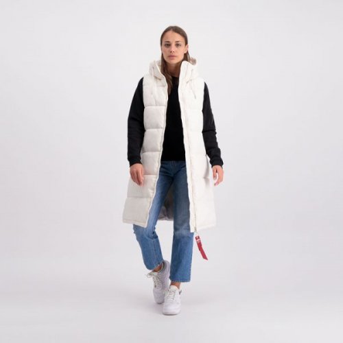 ALPHA INDUSTRIES WMN LONG PUFFER VEST