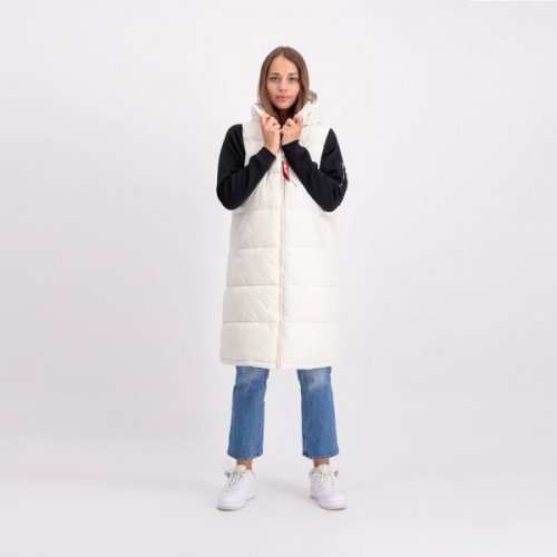 ALPHA INDUSTRIES WMN LONG PUFFER VEST