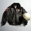 Horus Pilot Leather Jacket J-1A black