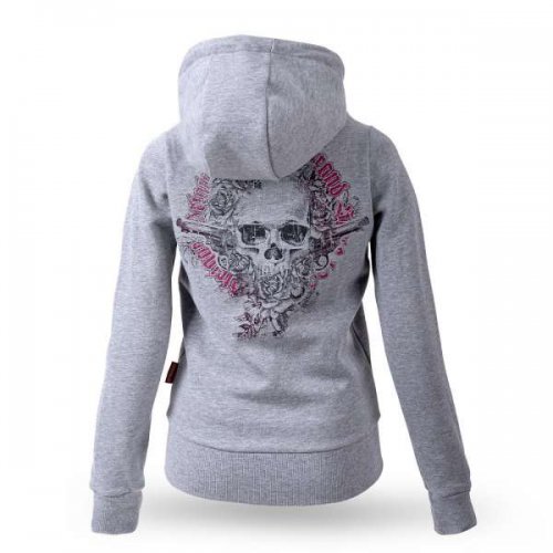 Damen Kapuzenjacke Skull
