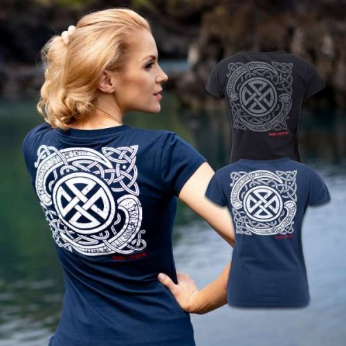 Damen T-Shirt Knoten