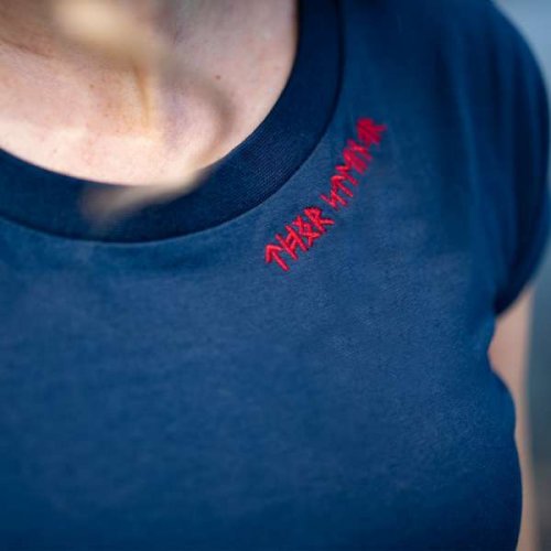 Damen T-Shirt Knoten